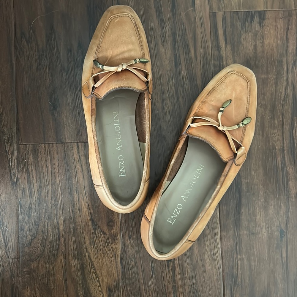 Leather loafers